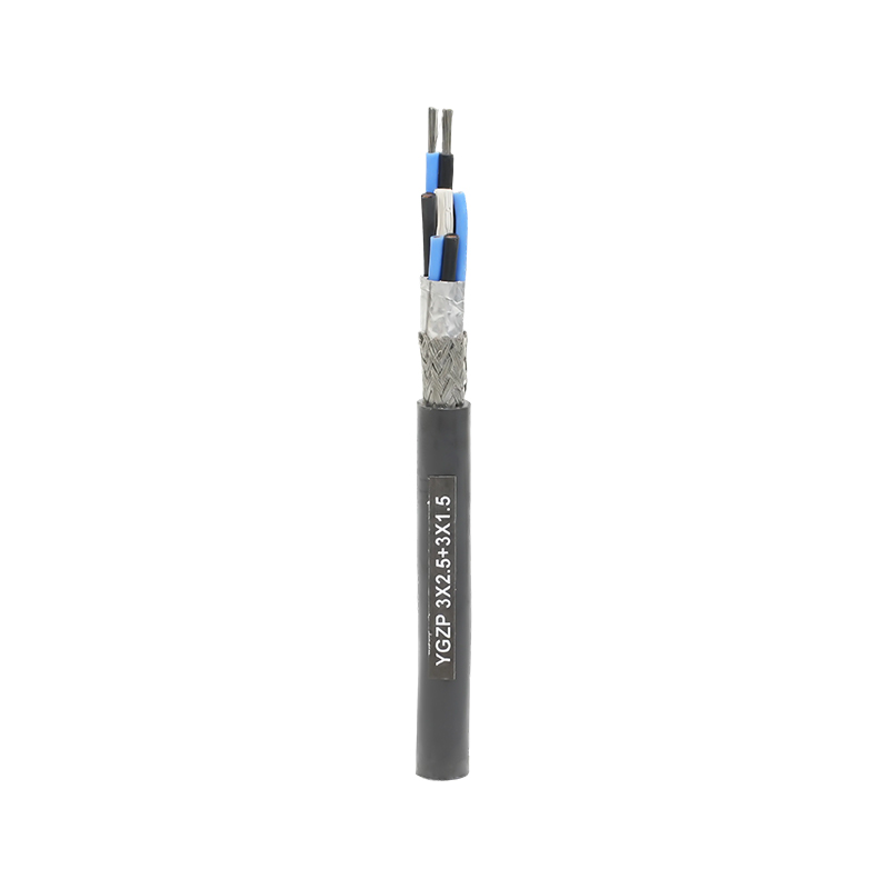 Câble haute température blindé isolé en caoutchouc de silicone YGZP