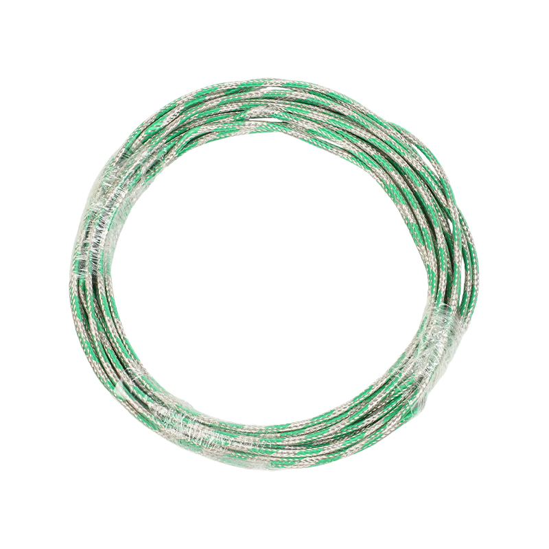 Fil de thermocouple plat isolé en silicone KC à un seul noyau